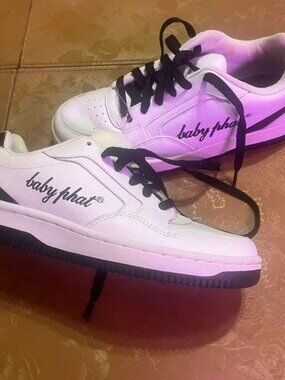 Vintage Y2K Baby Phat Script Logo Sneakers | Low Top | Womens 8.5